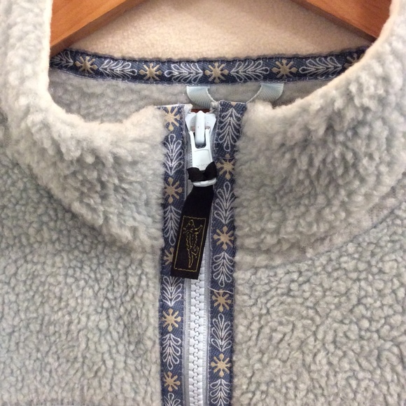 Horny Toad High Pile Fleece cardigan - Light Blue - W's Medium - Picture 2 of 5